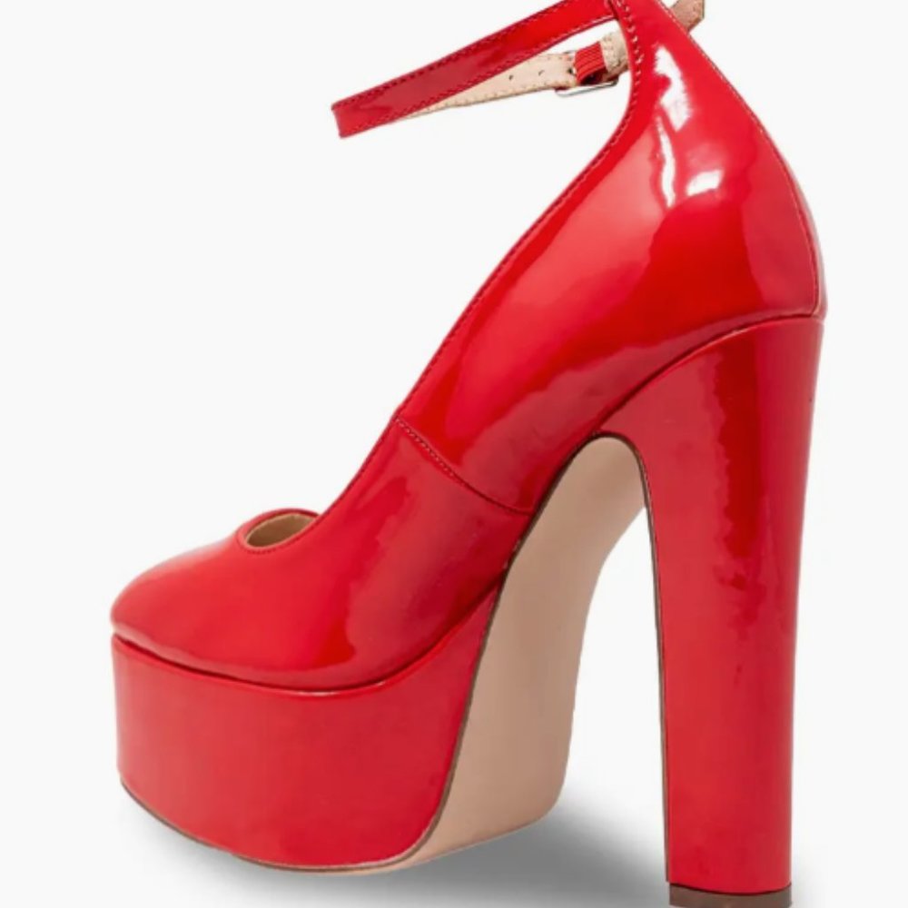 Chase and Chloe Rosaline Platform Mary Jane Pump Size 8